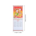 thumbnail image 2 of WRITWAA Clear Printed Snake Year Wall Calendar 2024 - Practical Household Hanging Monthly Planner, 2 of 5