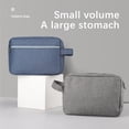 thumbnail image 3 of Bag Storage Lightweight Portable Bags Solid Large Capacity Folding Waterproof Package Toothpaste Travel Office Business Pink, 3 of 9