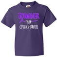 thumbnail image 3 of Inktastic Tougher than Cystic Fibrosis Youth T-Shirt, 3 of 5