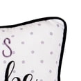 thumbnail image 2 of Let's Make Out Embroidered Small/Petite Accent Pillow Decor Decoration Accent Small/Petite Accent Pillow Square With Funny Saying Polka Dots For Bed Living Room Chair, 2 of 6