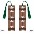 thumbnail image 2 of Kdxio Coffee Cafe Cup Print Metal Tassel Bookmarks,Perfect Gift for Art Lovers and Bookworms Metal Bookmarks for Women, 2 of 8