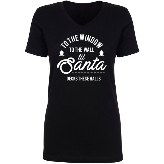 To The Window To The Wall Womens V-Neck T-Shirt