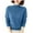Blue, variant on Women Mock Neck Sweater Business Casual Work Pullover Sweater Long Sleeve Basic Knitted Pullover First-Line Ready to Wear
