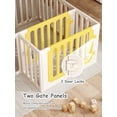 thumbnail image 2 of Baby Playpen VBABY para bebés y niños pequeños, 12 paneles blancos, 2 of 7