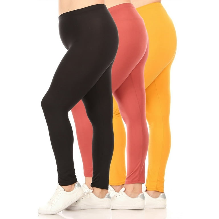 Walmart women's plus leggings cheap