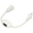 thumbnail image 4 of Rallonge Électrique US, Portable 16AWG Formation Unique 2 Broches Rallonge Polarisée Durable pour Mâle 1-15P à Femelle 1-15R Blanc, 4 of 8