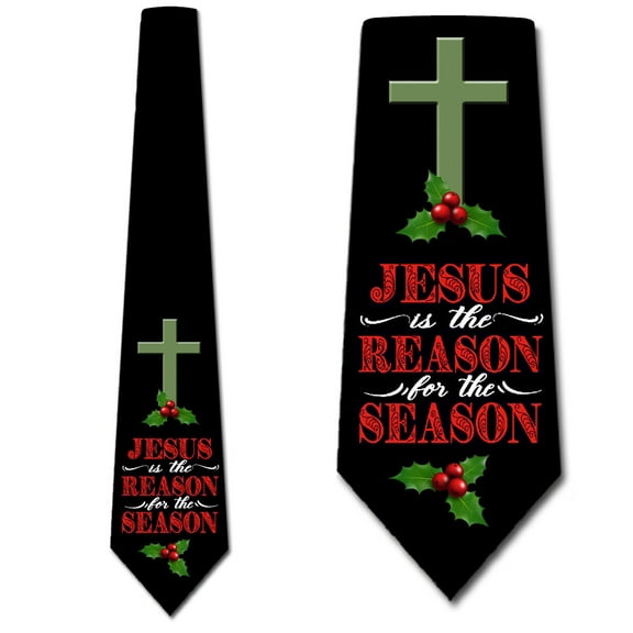 Reason for the Season Necktie Mens Tie by Three Rooker