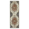 thumbnail image 3 of GlowSol 2'x6' Kitchen Runner Rug Vintage Floral Hallway Runners Rug Non-Slip Bedsides Floor Mats for Laundry Room, Brick Red, 3 of 8