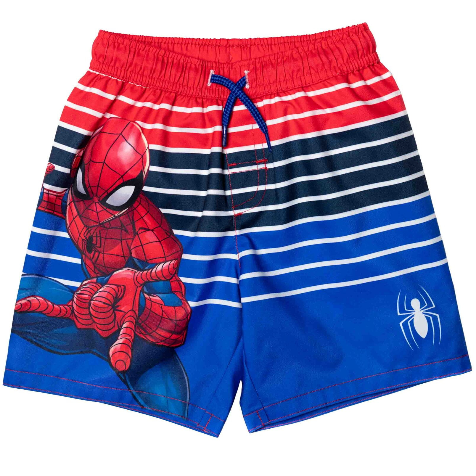 Marvel Blue Quick Drying Pullover Rash Guard & Swim Trunks Outfit Set 14-16(Boy's)