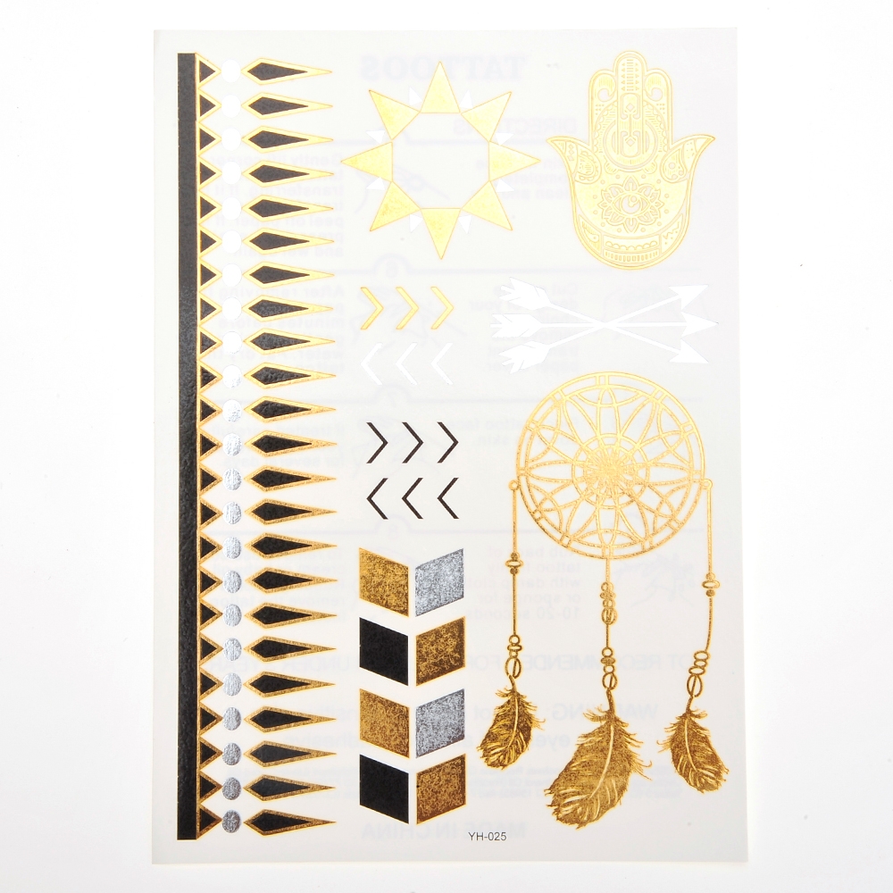 PlayWorld Temporary Tattoos Women and Teen Girls Jewelry