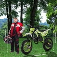 thumbnail image 4 of Seipouy Dirt Bike for Kids & Adults 49cc 2-Stroke Kids Mini Bike Gas Power Off Road Trail Bikes with Front Rear Disc Brakes, Racing Max Speed 40KM/H from USA Fast Arrival Support 220IBS, 4 of 8