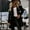 Black, variant on Babysbule Womens Coats Clearance Woman Artificial Wool Elegant Blend Coat Slim Female Long Coat Outerwear Jacket
