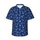 thumbnail image 1 of Balery Nautical Anchors Camisas hawaianas de manga corta para hombre, camisas playeras de corte holgado, camisas de vacaciones con botones,Small, 1 of 7