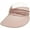Pink, variant on Minzimin Women Sun Beach Visor Cap UV Protection with Wide Brim for Sports Beach Golf Hiking