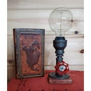 Mr. Willies Petite Edison Industrial natural Pipe Desk Lamp