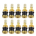 thumbnail image 2 of "Set of 10 Brass Metal Tire Valve Stems TR501, Universal Tyre Valve Stems , Trucks, Motorcycles, Easy to Install", 2 of 4
