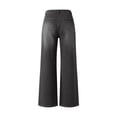 thumbnail image 4 of Sentmoon Pantalon en Denim pour Femmes Taille Mi-Haute Coupe Ajustée Jeans à Jambe Grand Mode Décontractée Tendance Style Moderne Confortable Pantalon en Denim Classique Style pour Tous les Jours pour la Mode de Rue, 4 of 7