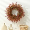 thumbnail image 5 of Konghyp Artificial Green Wreath for Front Door, All Season Door Hanging Decoration, Waterproof Floral Wreath for Home, Porch, Wedding, and Wall Decor, 5 of 6