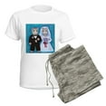 thumbnail image 5 of CafePress - Cat Bride Women's Light Pajamas - Women's Short Sleeve Print T-Shirt and Pants Light Cotton Pajama Set, 5 of 7