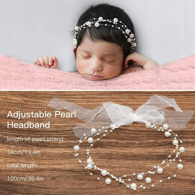Baby girl pearl headband 2025