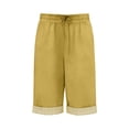 thumbnail image 3 of Lullu Girls Summer High Waist Shorts Casual Knee-Length Shorts with Pockets, Sizes 5-14, 3 of 3