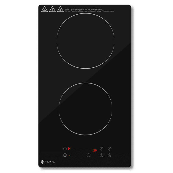 FLINE | Parrilla de Inducción Magnética Empotrable 2 Quemadores 1500W 110v | Belfast 2