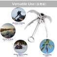 thumbnail image 6 of GoXteam Grappling Hook, 4-Claw Folding Stainless Steel Grapple Hooks for Outdoor Survival, Camping, Hiking, Tree &Mountain Climbing, 6 of 7