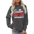 thumbnail image 1 of HUITKMM Sweat à Capuche Blanc pour Femmes, Sweat Imprimé Sans Capuche, Coupe Ample, Décontracté, 1 of 4