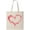 Natural, variant on Heart Water Splash Tote Bag - Image by Shutterstock, One Size Cotton Canvas Tote Bag