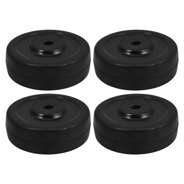 4 Pcs Roulettes Universelles en Caoutchouc pour Chauffage de Patio, Support de Rangement Roulant, Meuble Pivotant Robuste