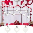 thumbnail image 2 of KCEHTA 24 Pcs Valentine's Day Heart Shaped Ornaments, White Heart Ornaments for Christmas Tree, Valentines Day Heart Ornaments, Valentines Heart Hanging Ornaments, Valentines Day Decorations, 2 of 7