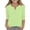 Fluorescent Green, variant on CCRFTGI 3/4 Sleeve Shirts for Kids Girls Size 6 Funny Solid Raglan T Shirts Holiday V-Neck Button Tshirts Soft Spring Day Tee Tops Light Purple 7-8 Years