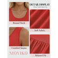 thumbnail image 4 of MOYIKO Womens Summer Tank Tops Sleeveless T Shirt Casual Loose Fit Tunic Blouses, 4 of 7