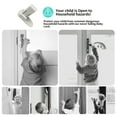 thumbnail image 6 of SUSWIM 2-Pack Child Proof Adhesive Safety Lever Handle Lock for Bathroom, White, 6 of 7