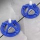 thumbnail image 4 of Sistema de nivelación de azulejos de cerámica en espiral, tuercas, 50 Uds., para suelo de azulejos de pared (azul), 4 of 9