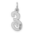 thumbnail image 3 of 925 Sterling Silver Dainty Letter E Initiale Nom Monogramme Collier Pendentif Pendentif, 3 of 8