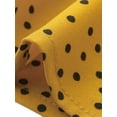 thumbnail image 5 of DARING DIVA Women's Polka Dots Tie Bow Chiffon Blouse M Yellow, 5 of 6