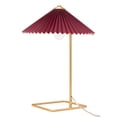 thumbnail image 4 of ZUO Charo Lampe de Table Moderne à 1 Lumière en Rouge et Or, 4 of 8