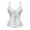 White, variant on POIUYTR Corset Tops for Women Boned Lace Up Corsets and Strap Bustiers Top Overbust Shaper Gothic Vest Plus Size
