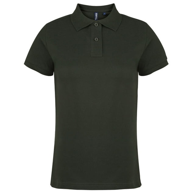 Asquith & Fox Polo Uni à Manches Courtes pour Femmes