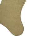 thumbnail image 4 of Northlight 20.5" Beige and Red Plaid V-Cuff Christmas Stocking, 4 of 4