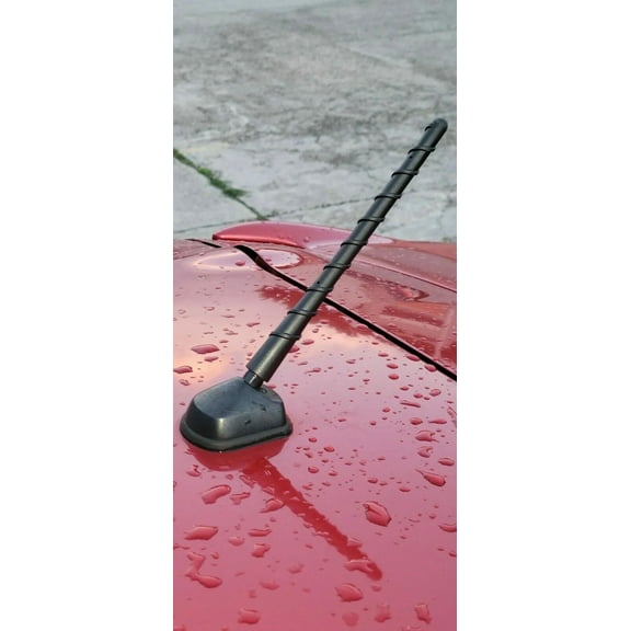 7" inch Short Rubber Spiral Antenna Mast Radio AM/FM for MITSUBISHI MIRAGE 2015-2024