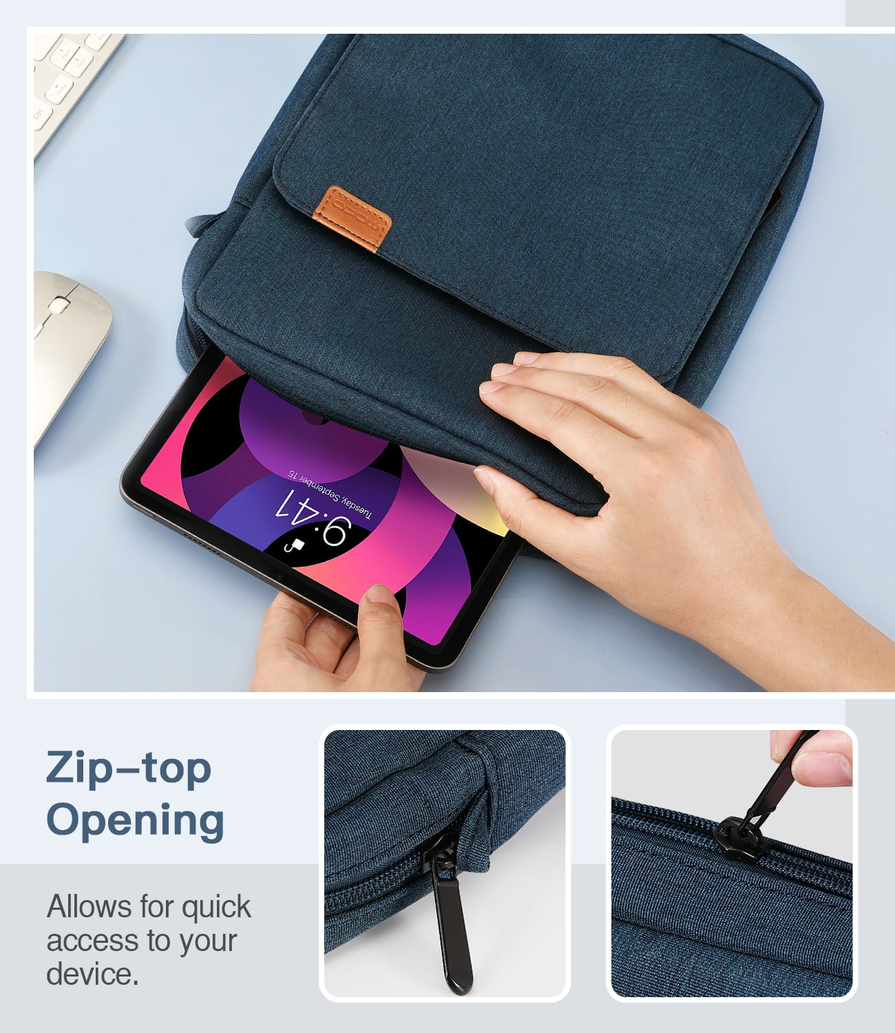 Tablet sleeve iPad mini belt pouch holster URBAN TOOL® slyfox cover