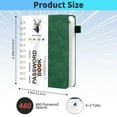 thumbnail image 3 of WHEANG Password Book – Internet Address & Password Organizer With Laminated Alphabetical Tabs – Password Journal – Hardcover Medium Size 6.1x4.8”, 3 of 9