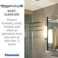thumbnail image 2 of Panasonic FV-1115VQ1 WhisperCeiling DC Ventilation Fan, Speed Selector, SmartFlow Technology, Quiet, 2 of 4