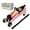 Pink + Steel, variant on 1.5 Ton Low Profile Hydraulic Trolle,Steel Racing Floor Jack,Lifting Range 5"-11.8", Blue Color