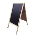 thumbnail image 1 of FixtureDisplays® A Frame Double Sided Black Chalkboard Dry Wet Erase 10235 Black, 1 of 5