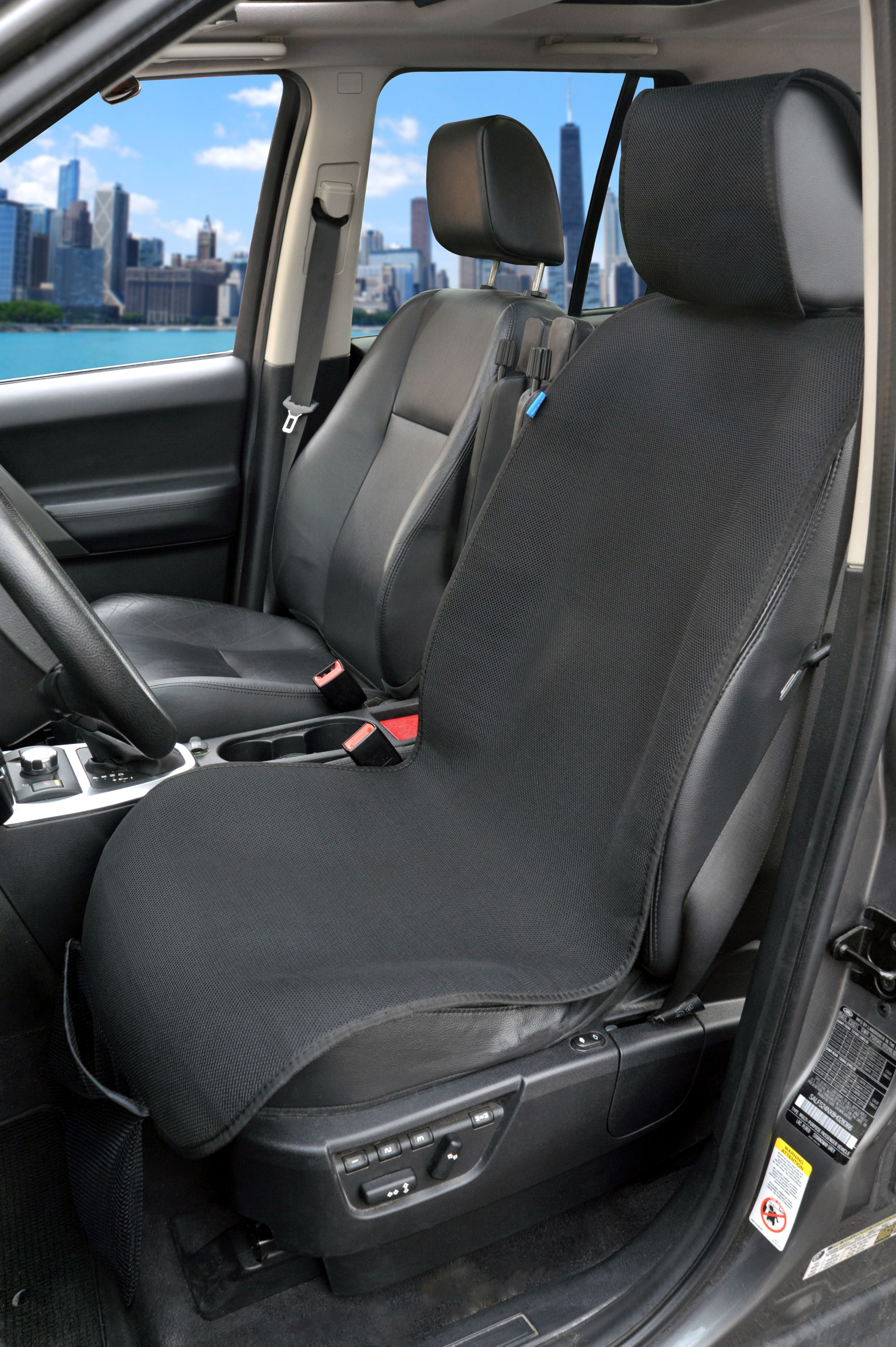 Grey Microfiber Seat Protector All-Weather No-Slip Technology with Quick-Dry Sojoy IsoTowel Car Seat Cover Car seat Protection for All Workouts
