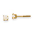 thumbnail image 1 of Boucles d'Oreilles Opale 14K Or Jaune Madi K 3mm, 1 of 2