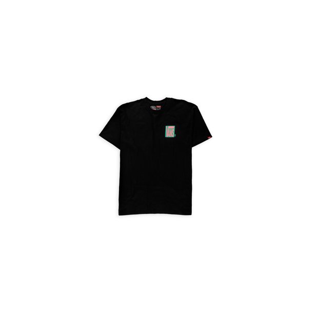 Camiseta gráfica Vans Blocked Up para hombre color negro extragrande